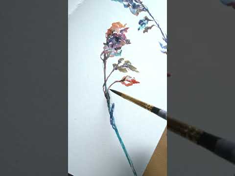 Weekly Flowers Sketch | Dry leaves & chill.