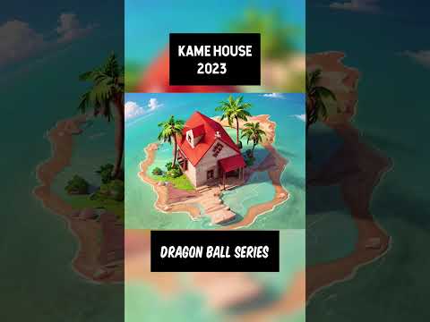 Dragon Ball KAME HOUSE 1986- 2023  #old #now #shorts #ai