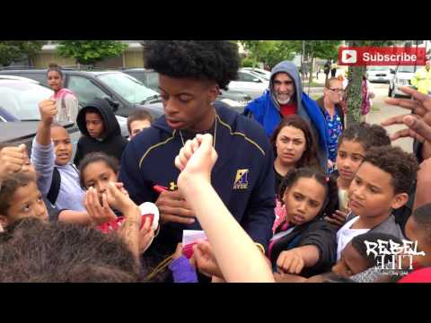 Dee Gomes and DStackz visit kids at Baldwin Elementary in Pawtucket, Rhode Island - Rebel Life Tv