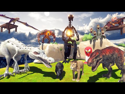 Hunting SKELETON GODZILLA, KING KONG - Carnivores Dinosaur Hunter - Animal Revolt Battle Simulator