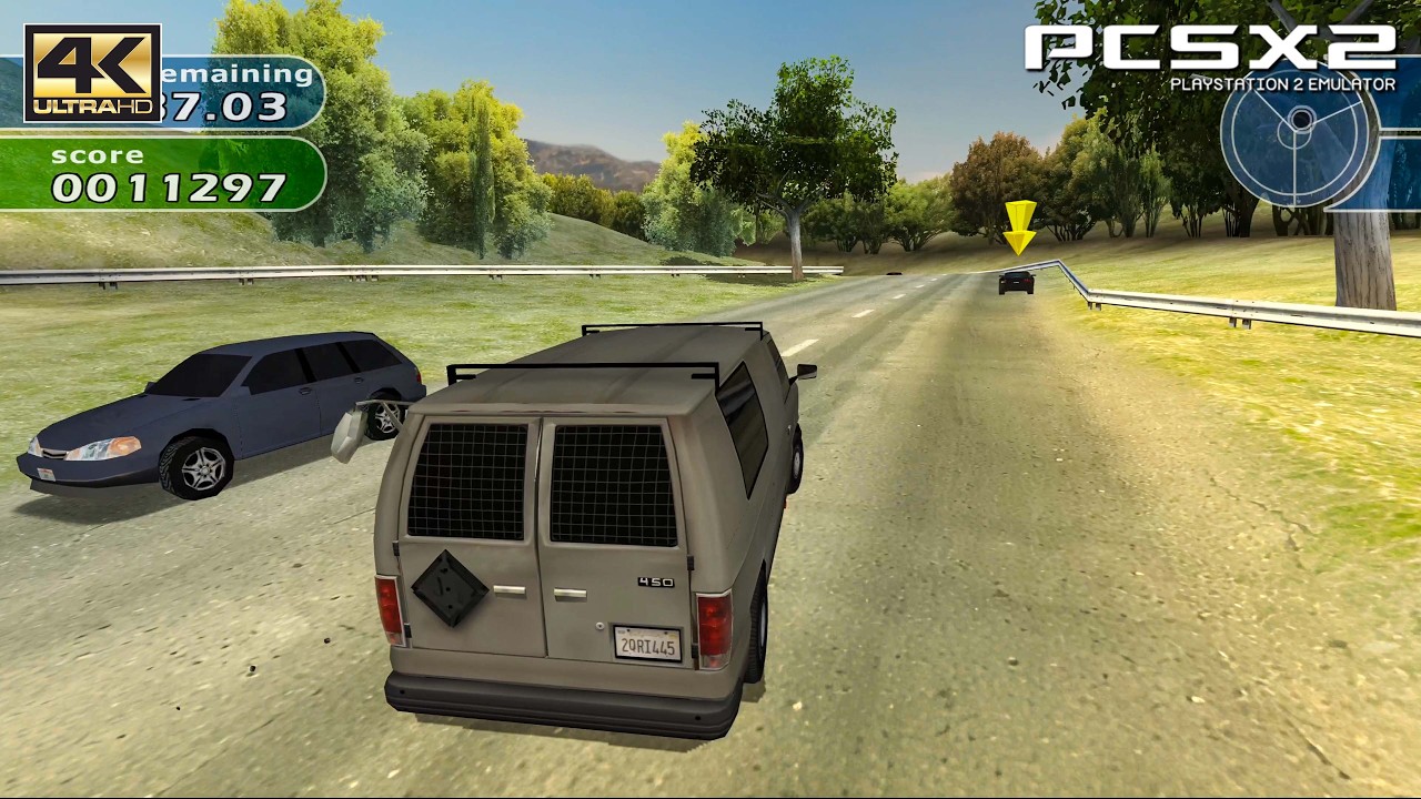 The Italian Job - PS2 Gameplay 4k 2160p / HD Textures (PCSX2)