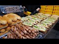 American Style Hot Dog Pizza Hamburger BEST 3 Korean Street Food