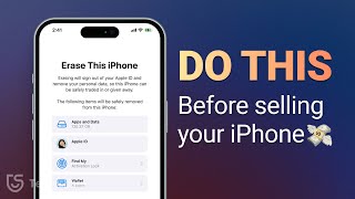How to ERASE iPhone before Selling or Trade in 2024 - Factory Reset / Delete all data