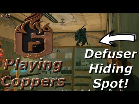 Defuser Hiding Spot! Road To Copper - Rainbow Six Siege Funny Moments