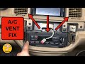 How to FIX air vent on Grand Marquis / Crown Victoria