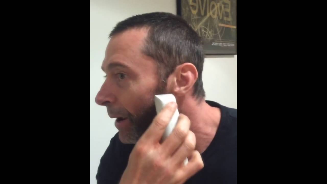 Actor Hugh Jackman says 'goodbye' to his sideburns