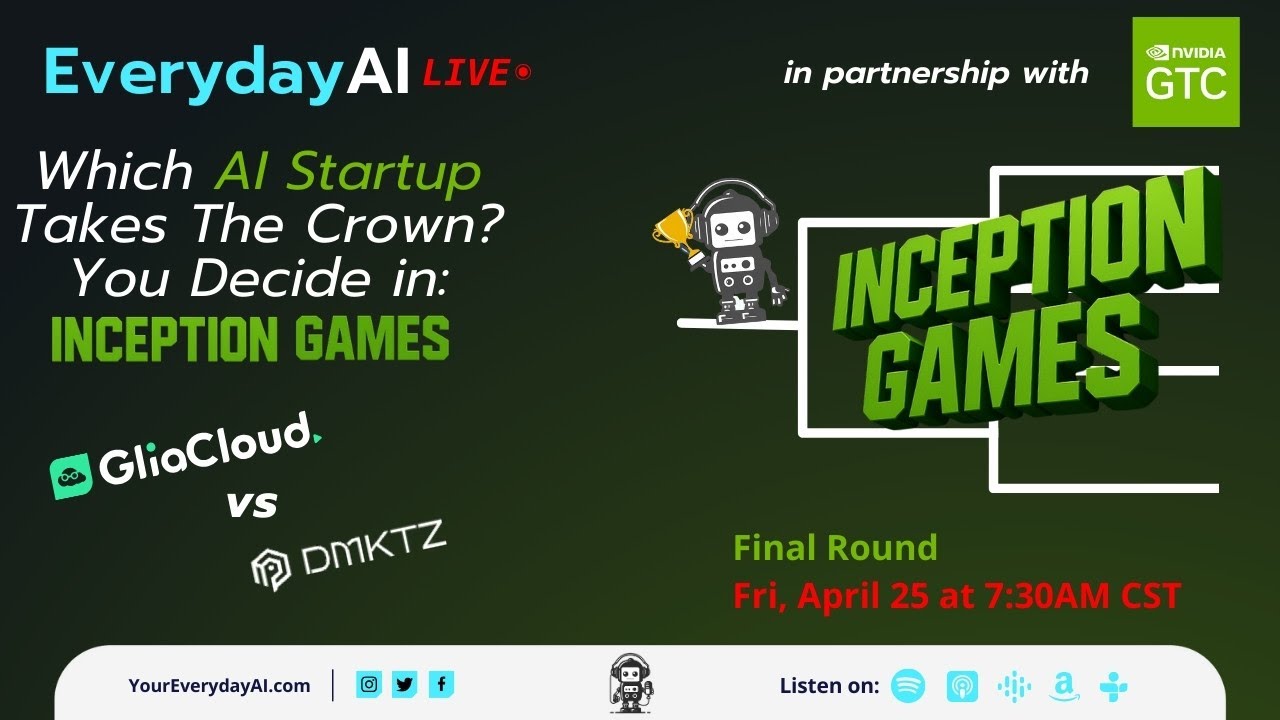 Inception Games Final: Who's the Top NVIDIA Inception Startup?