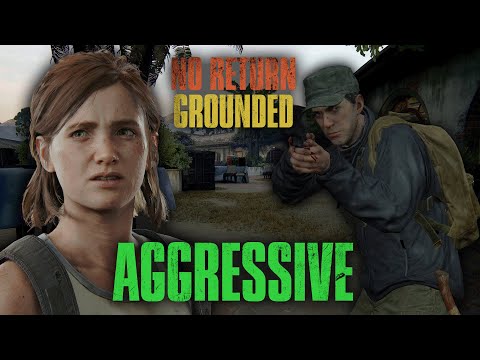 Aggressive Ellie Gameplay: No Return, Grounded Difficulty | The Last of Us Part II Remastered
