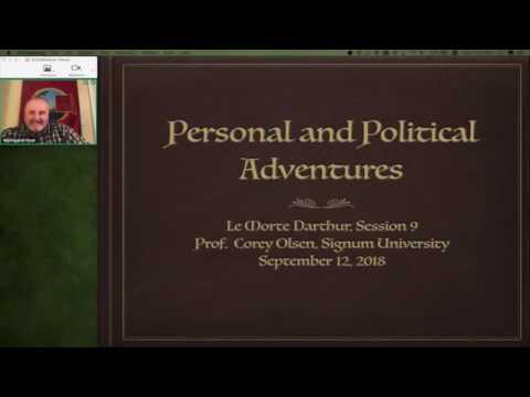 Le Morte D'Arthur: Session 9 - Personal and Political Adventures