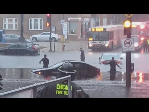 Severe flooding slams Chicago after heavy downpours
