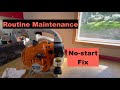 Stihl BG 56 Blower Routine Maintenance No Start Fix