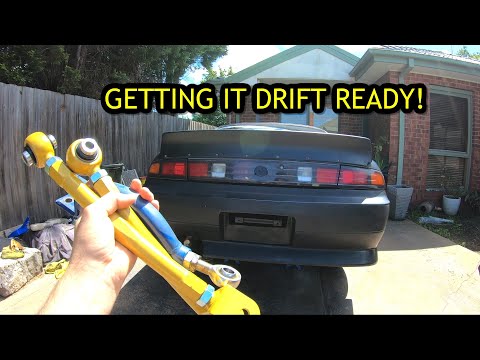 S14 RB25DET KOUKI New Toe Camber Arms! Drift Mod Install