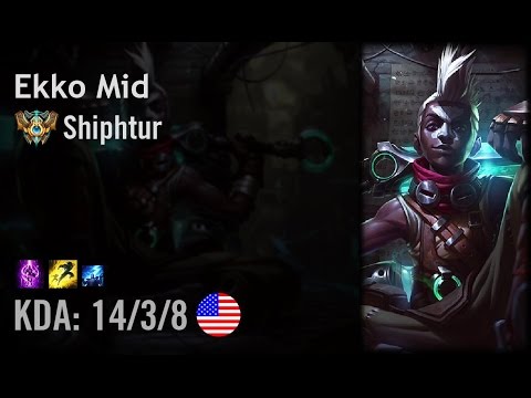Ekko Mid vs LeBlanc - Shiphtur - NA Challenger Patch 6.11