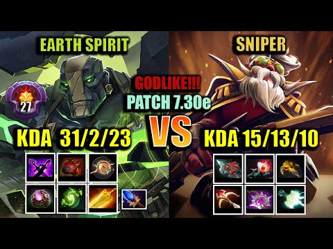 31 Kills!!! Earth Spirit God vs Sniper Mid Battle (CLAN BATTLE!!!)