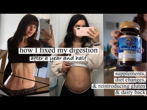 HOW I CURED MY DIGESTION (a year and a half later) | supplements, teas, diet, & more