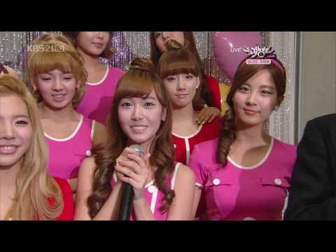 101119 SNSD - Waiting Room@ KBS2 Music Bank