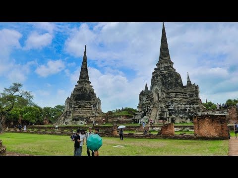 Wat Phra Sri Sanphet em Ayutthaya, Tailândia - Impressionante templo antigo na antiga capital da Tailândia!