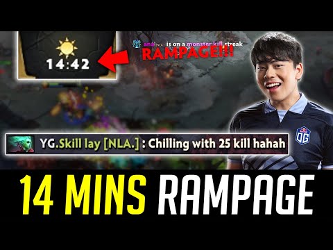 ANA back from being GOD - 14 mins RAMPAGE - 32 KILLS in 27 mins game DOTA 2