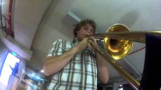 Trombone Playing - Slide View