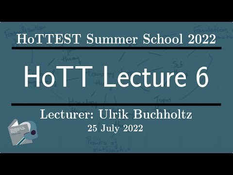 HoTT Lecture 6: Contractible Types -- HoTTEST Summer School 2022