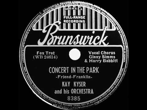 1939 Kay Kyser - Concert In The Park (Ginny Simms & Harry Babbitt, vocal)