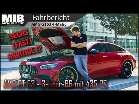 6 (almost) correct answers? The AMG GT53 with M 256 3-liter inline-six and 435 hp put to the test...