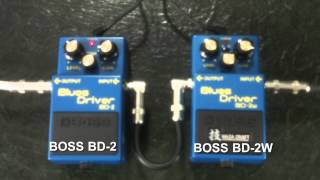 BOSS BD-2W「Ｓ」スタンダードモード＆BD-2オリジナル比較