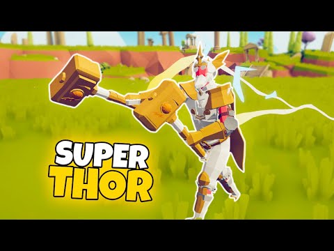 SUPER THOR vs EVERY FACTION | TABS Totally Accurate Battle Simulator Gameplay