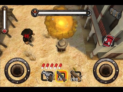 CGRundertow COWBOY GUNS for iPhone Video Game Review