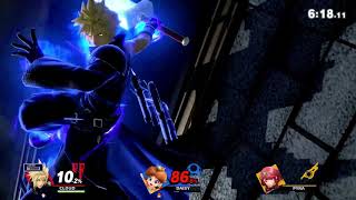 Smash Brothers Ultimate Cloud Final Smash Destroys in game camera