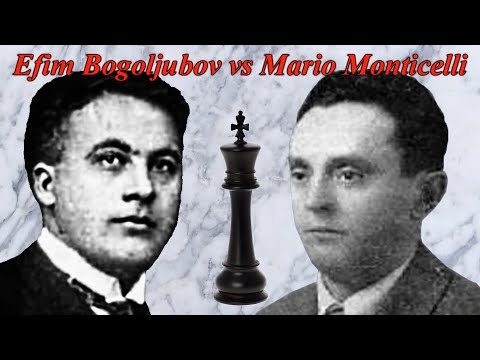 SCACCHI 520 Bogoljubov vs Monticelli - Monticelli di Pezzi - 1930 [E21]