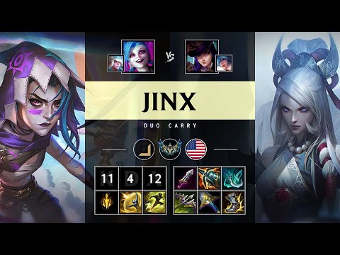Jinx ADC vs Caitlyn - NA Challenger Patch 25.21