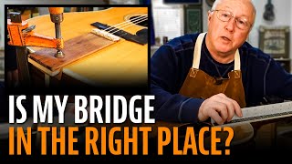 Is this guitar's bridge saddle in the right place?