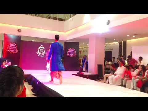 Nagendra Medida’s Second Round Ramp Walk at South India Top Model Contest 2020