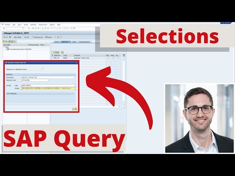SAP Query - Extras for the Selection Criterias and Parameters