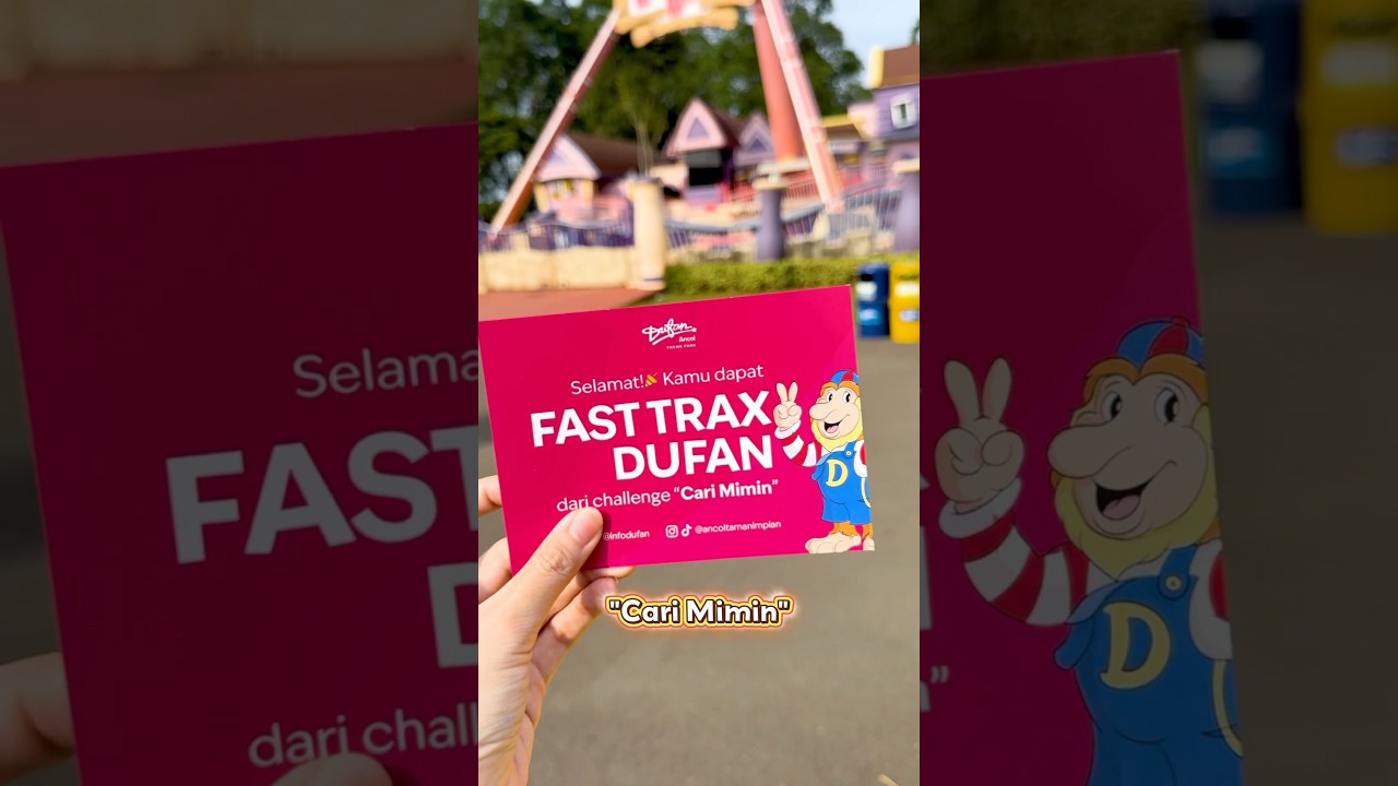 FAST TRAX DUFAN GRATIS? SIAPA YANG MAU? 😍 #dufan #ancol #carimimin