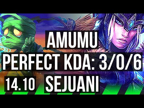 AMUMU vs SEJUANI (JGL) | 3/0/6 | BR Diamond | 14.10