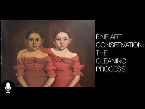 Fine Art Conservation - The Cleaning Process