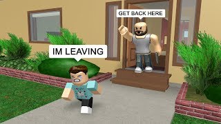RUNNING AWAY FROM MY CRIMINAL PARENTS IN ROBLOX