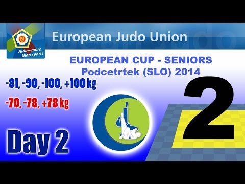 European Cup Seniors - Podcetrtek (SLO) 2014 - Day 2 - Tatami 2
