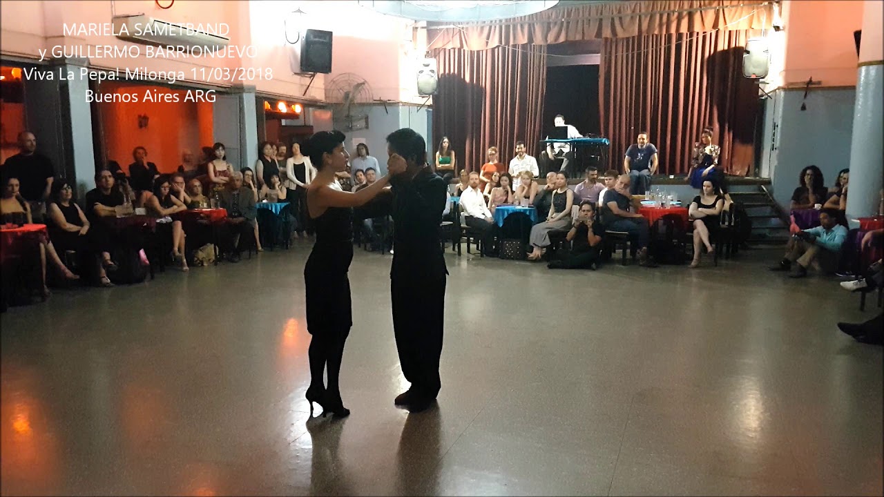 MARIELA SAMETBAND y GUILLERMO BARRIONUEVO en Viva La Pepa! Milonga (1/4)
