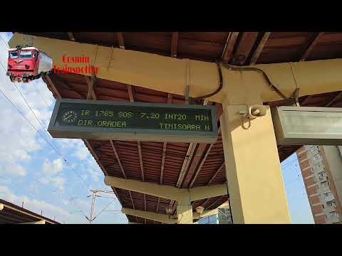 Anunț tren IR-N 1765 Timișoara Nord-Iași