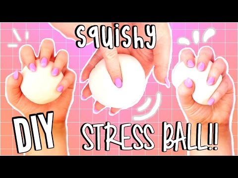 DIY SQUISHY STRESS BALL Without Balloons!! | How to make a Stress Ball SUPER EASY!! Video