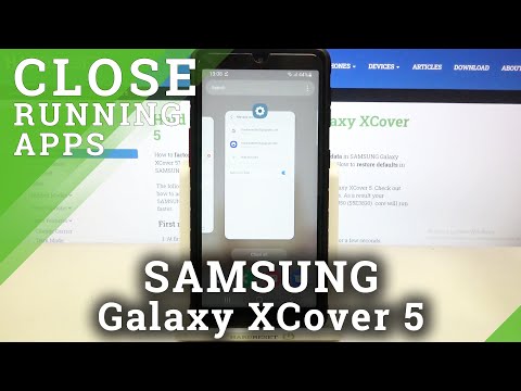 How to Turn Off Running Apps in SAMSUNG Galaxy XCover 5 – Close All Running Apps