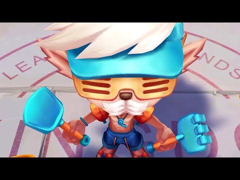 Pool Party Heimerdinger Detailed Skin Spotlight - League of Legends