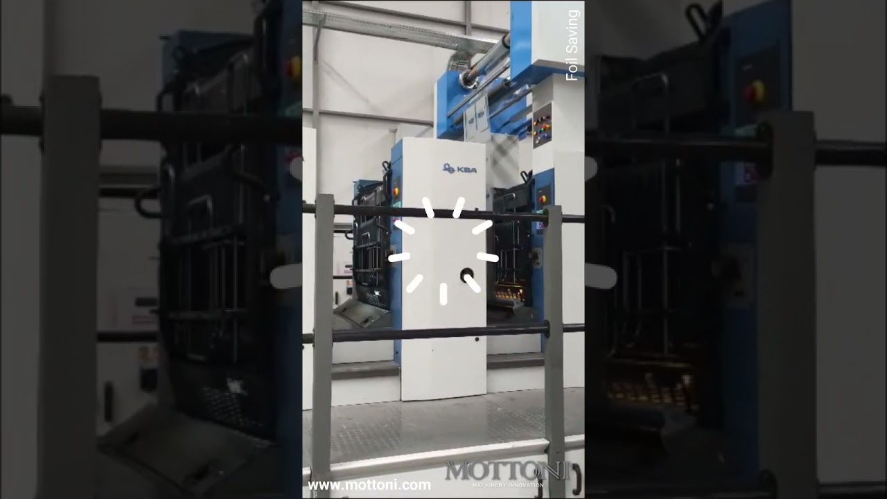 MOTTONI COLD FOIL PRINTING MACHINE