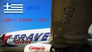 preview picture of video 'AIRPORT CHANIA CRETE - GREECE I Lotnisko Chania Kreta - Grecja'