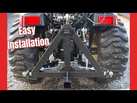 Make Towing with a Tractor Easy | VEVOR 3 Point Hitch Receiver | No Drilling Installation