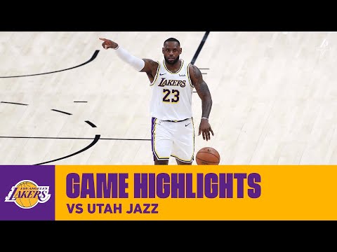 HIGHLIGHTS | LeBron James (20 pts, 12 ast, 4 reb) vs. Utah Jazz