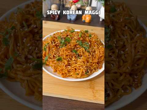 Spicy Korean maggi recipe #shorts #recipe #maggi #noodles #trending #viral #maggirecipe #shortsfeed